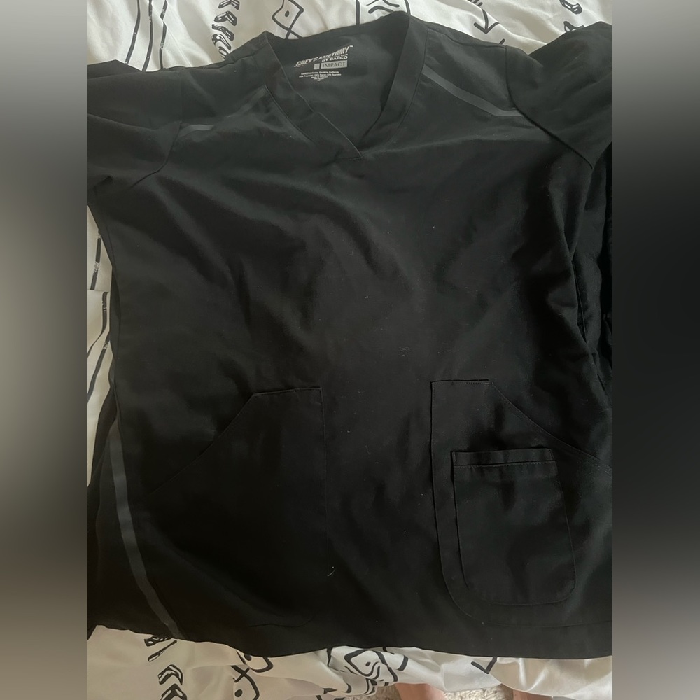 Greys anatomy medium scrubs black